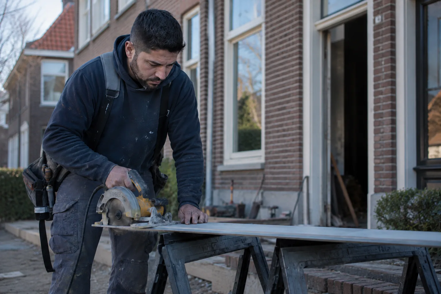 Praktijkvoorbeeld — bouwbedrijf aan het werk